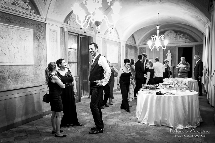 wedding party castle San Sebastiano Po Torino, Italy