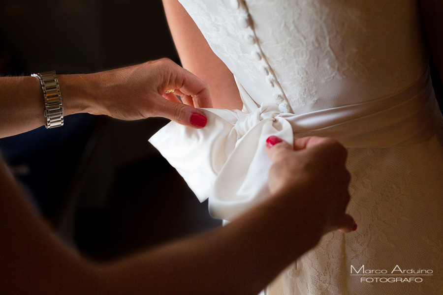 bride getting ready Milan italy
