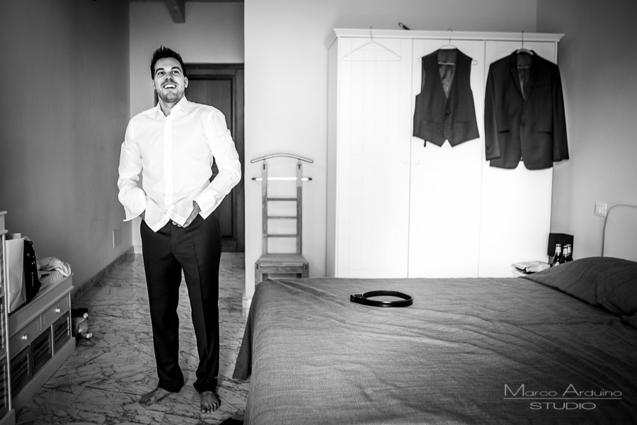 groom getting ready langhe barolo piedmont italy