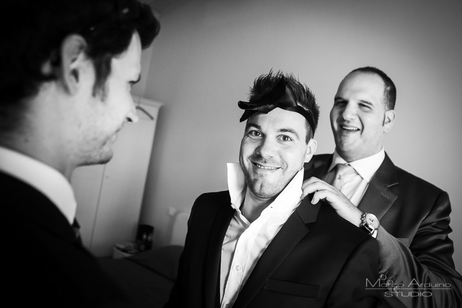 groom getting ready langhe barolo piedmont italy