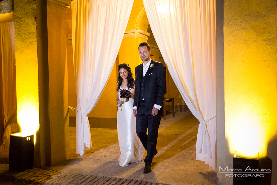 real wedding castle San Sebastiano Po Torino, Italy