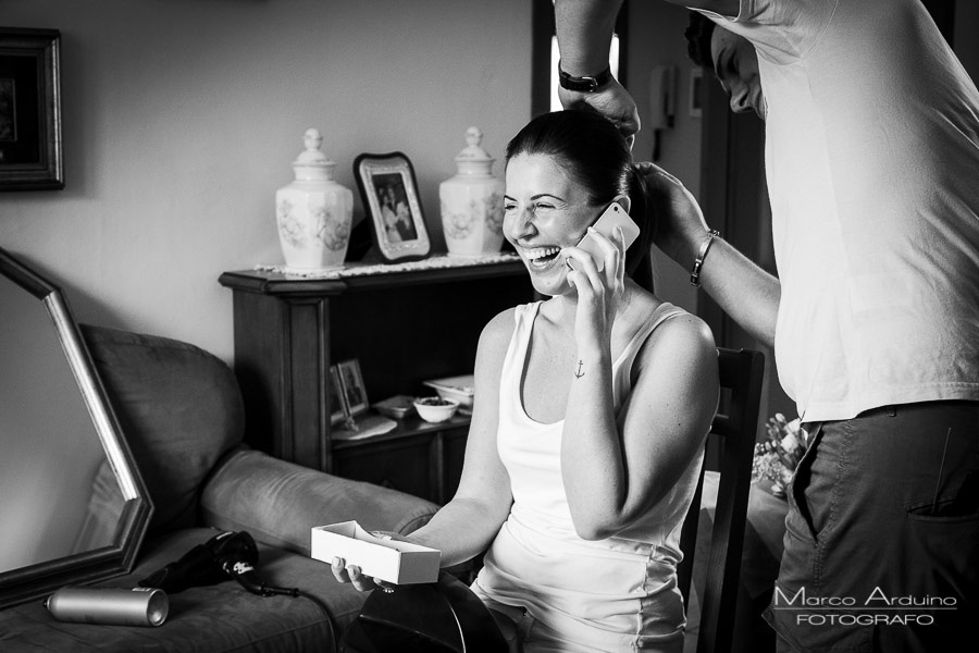 bride getting ready in piedmont