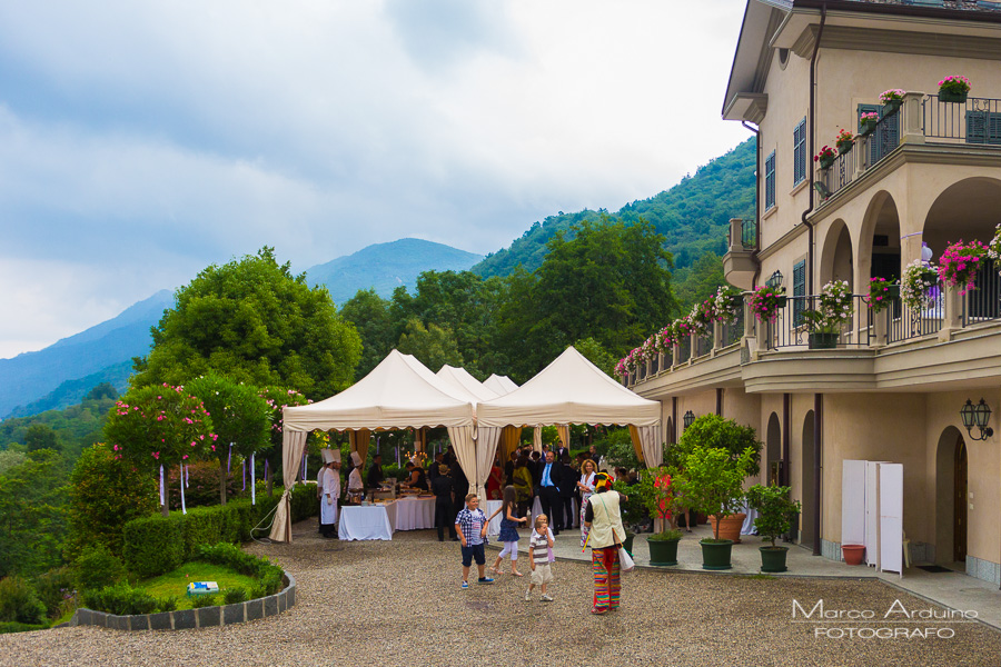 wedding party lake Orta