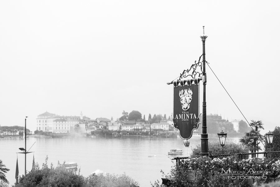 Rainy wedding day at Villa Aminta Stresa lake Maggiore