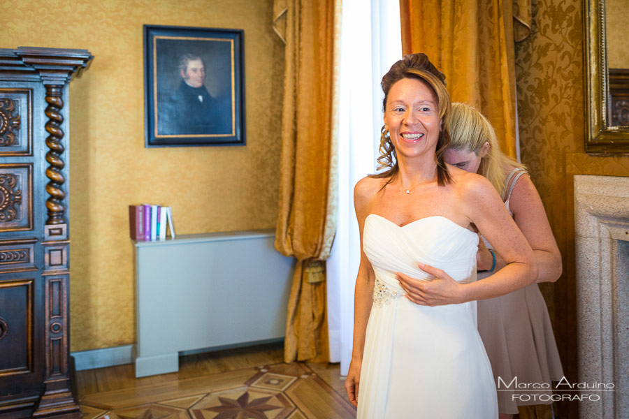 real wedding on lake orta