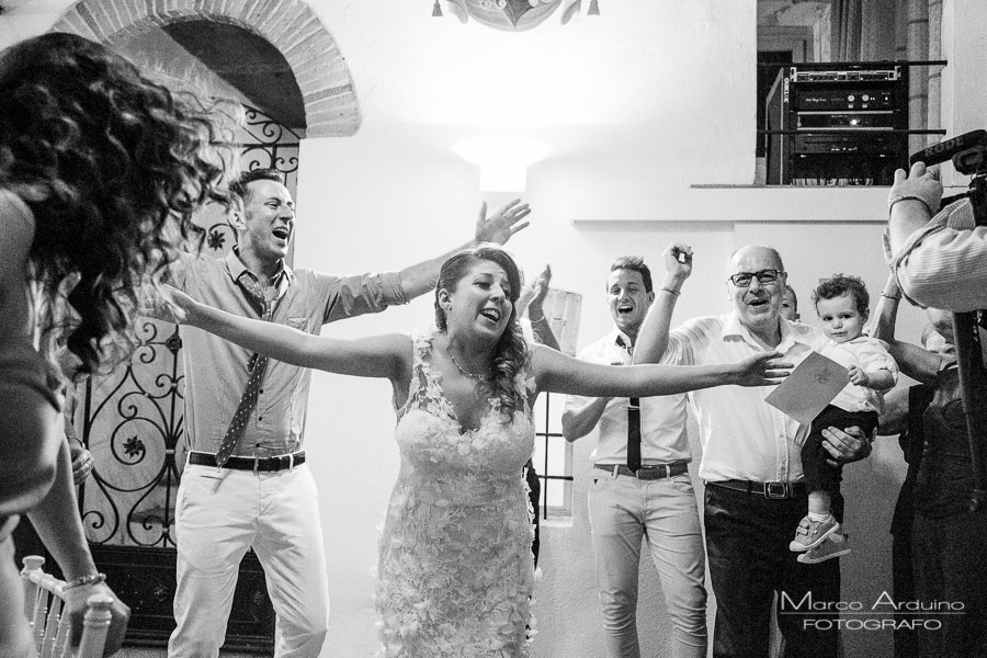 wedding party in Santo Spirito Abbey- Villa Giannone