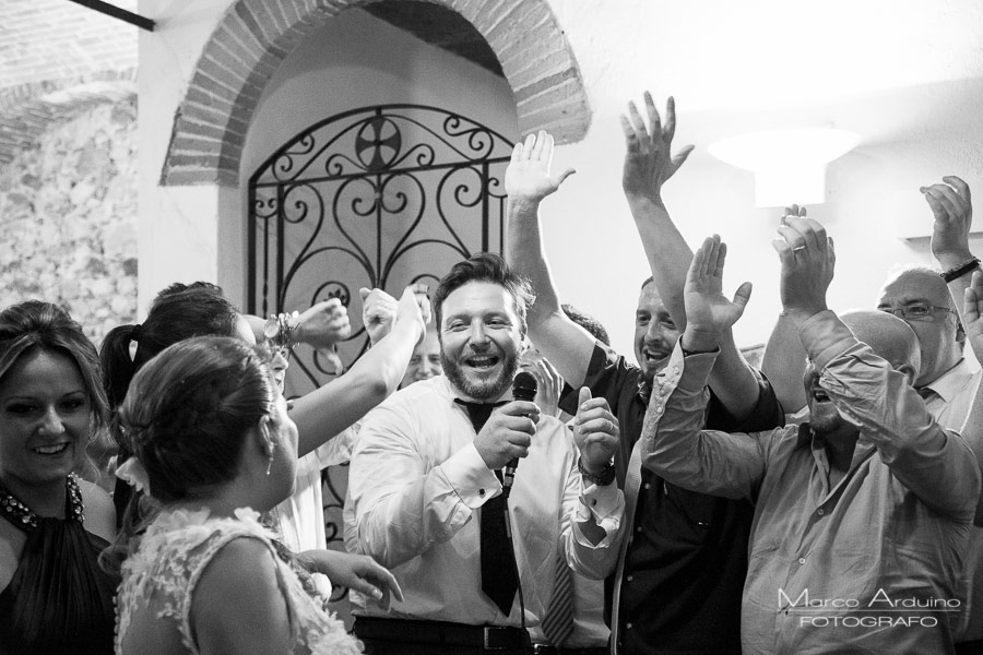 wedding party in Santo Spirito Abbey- Villa Giannone