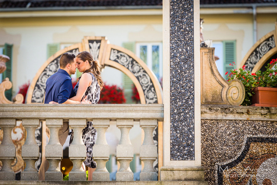 engagement session on lake Maggiore gran hotel des iles borromees verbania