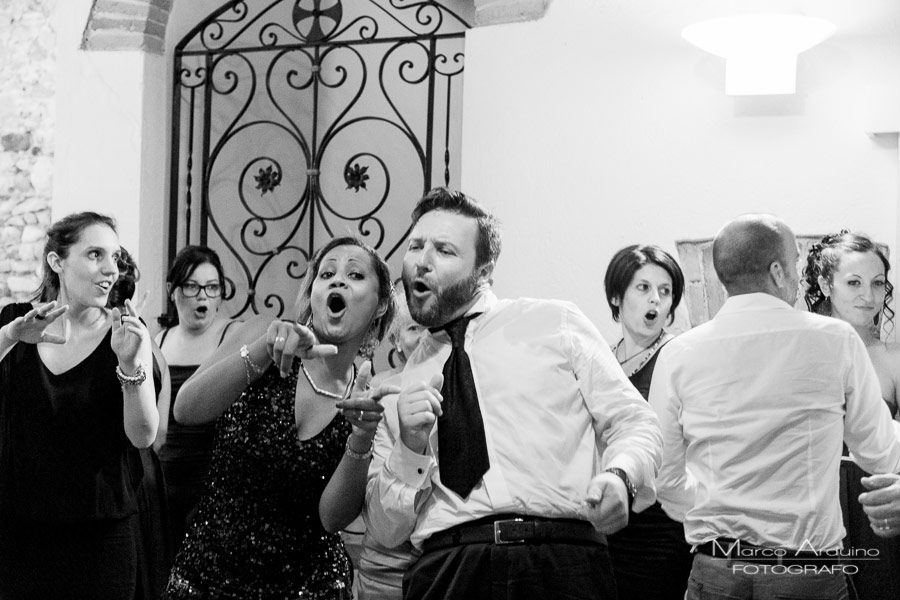 wedding party in Santo Spirito Abbey- Villa Giannone