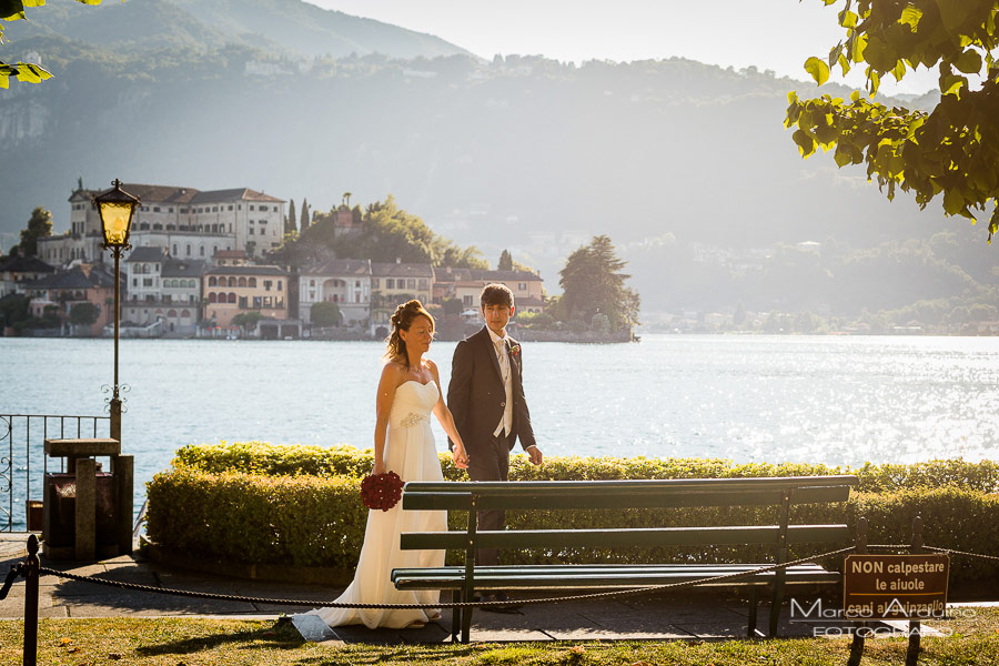 elopement on lake orta