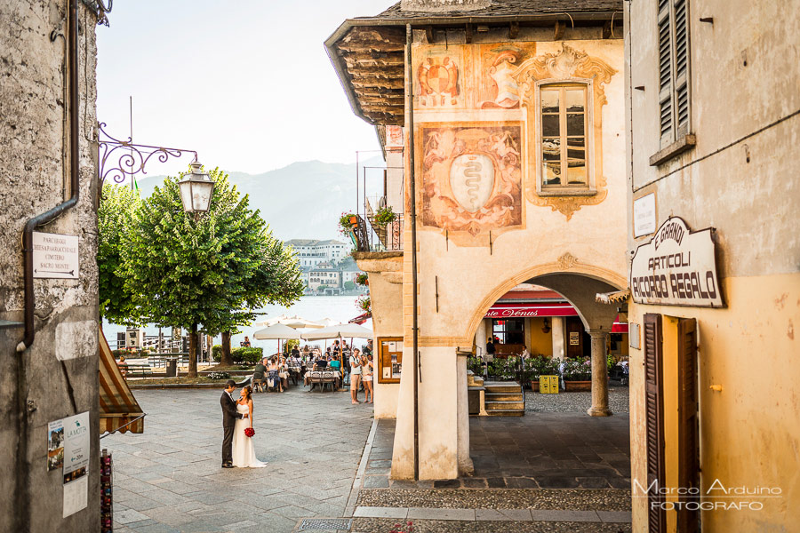 elopement on lake orta