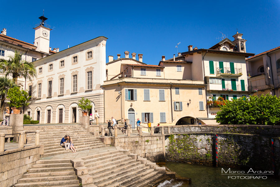 engagement session on lake Maggiore borromean island Stresa