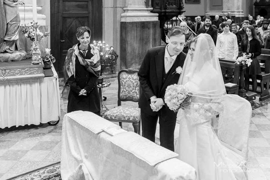 Rainy wedding day at Stresa lake Maggiore