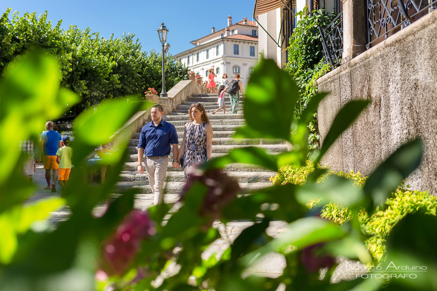 engagement session lake Maggiore isola bella borromean island Stresa