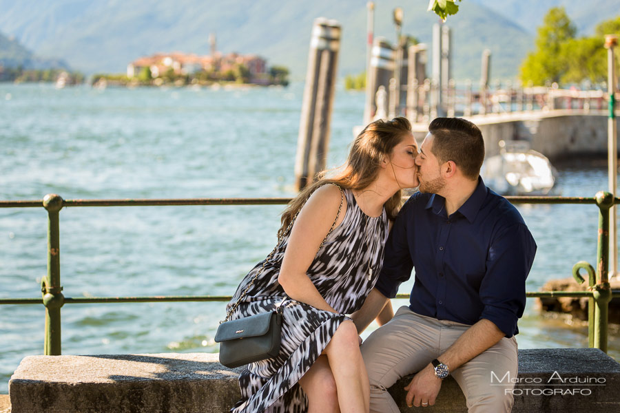 engagement session lake Maggiore isola bella borromean island Stresa