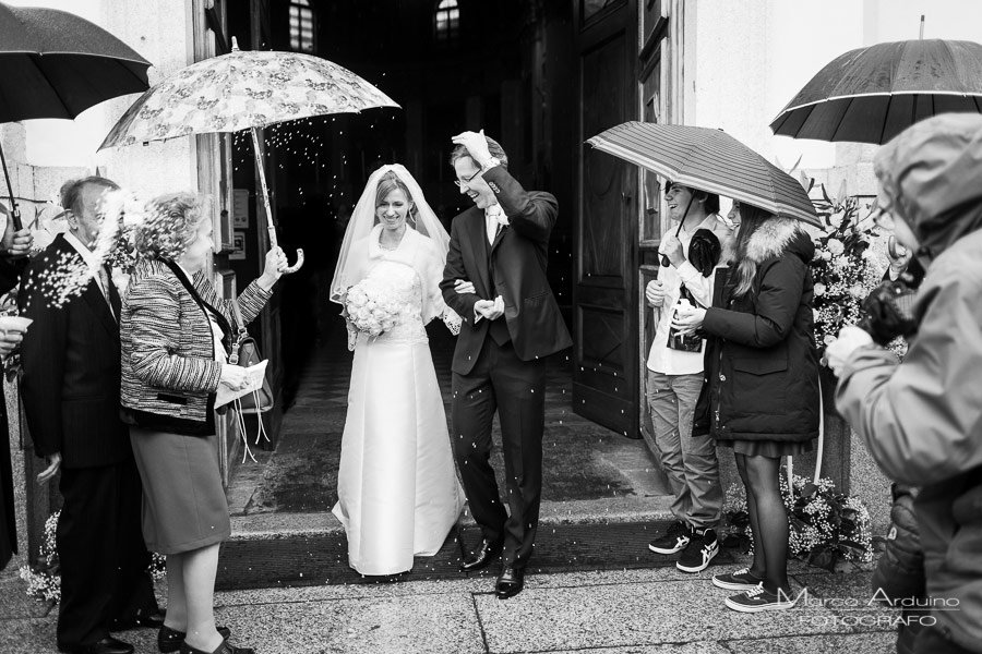 rain wedding on lake maggiore