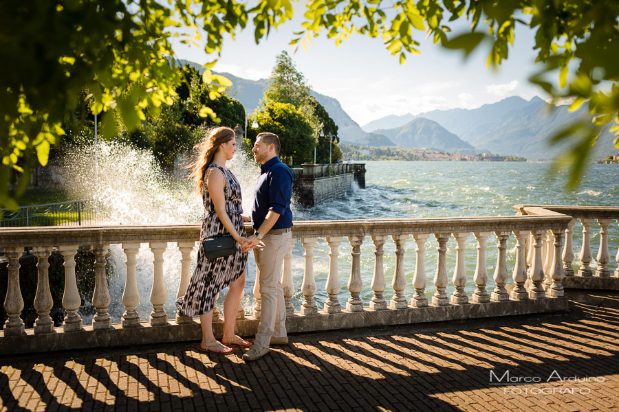 engagement session lake Maggiore Stresa verbania