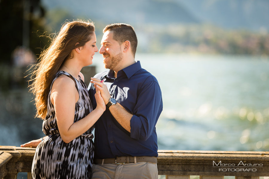 ake Maggiore engagement session Stresa