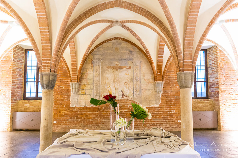 wedding in italian Abbey
