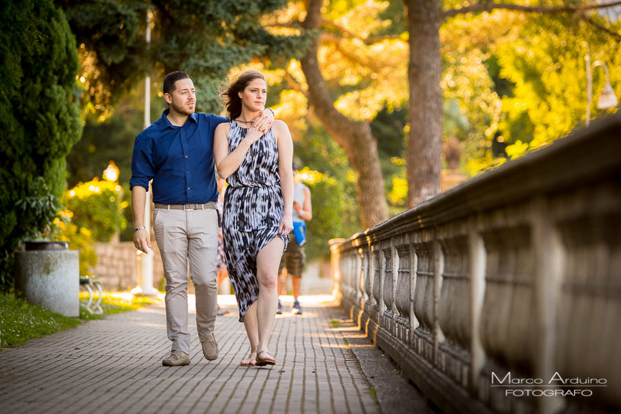 engagement session on lake Maggiore Stresa