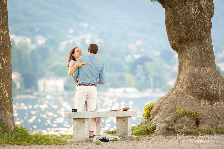 wedding proposal on lake maggiore