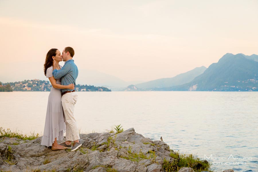 wedding proposal on lake maggiore