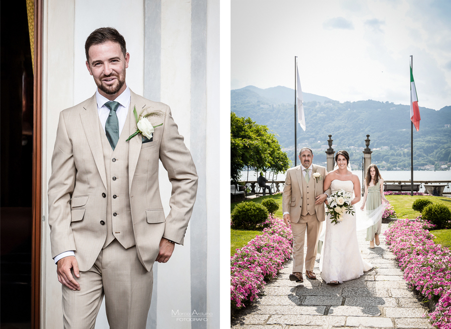 wedding on lake orta